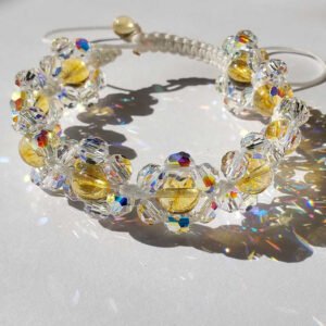 Crystal Flower with Moonstone